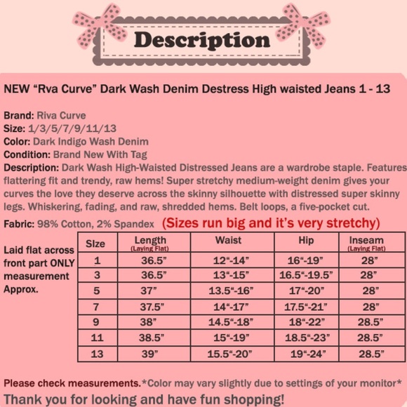 Last☝️Distressed Dark Blue High Waist Skinny Jeans - Picture 8 of 8